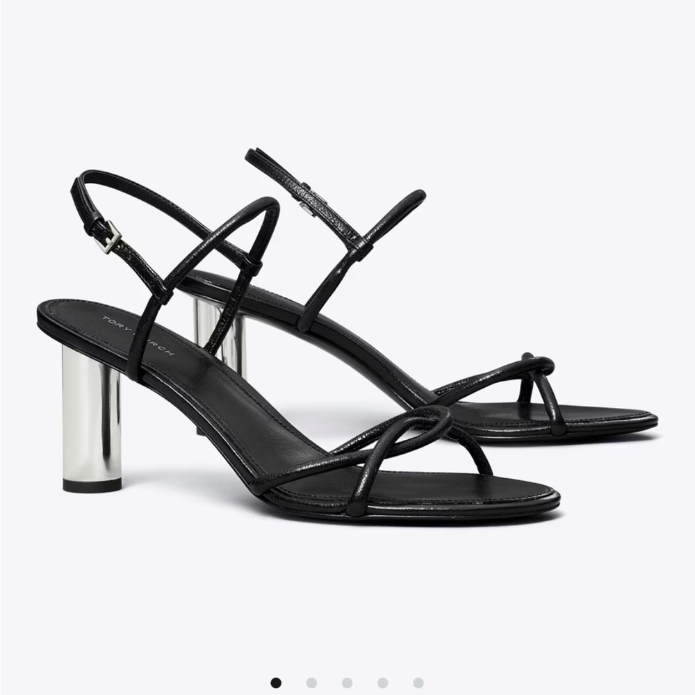 New Tory Burch black heels size 8.5 cylinder